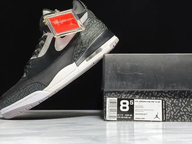Rep 3 CK4348-007 Black Air Grey Tinker Jordan Cement 0529